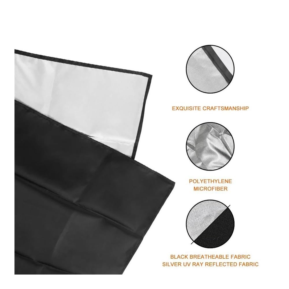 Couverture Pare-Brise Voiture Pare-Brise Avant De Voiture Couverture De Glace Et De Neige pour Hybride pour Yaris pour Auris Bache Pare-Brise