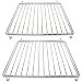 Spares2go - Bandeja universal de rejilla, ajustable, cromada para horno y grill (juego de 2 unidades, 320 mm x 360 mm - 620 mm).