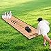 XONYOOM Mini Bowling Set Bowling Alley & Lane Games Indoor Outdoor Home Bowling Set Bowling Pins & Ball Set for Backyard, Lawn, Party Games