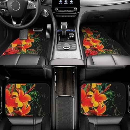 Tapis de sol voiture imperméables contre la boue et l'usure - Kit universel 4 pièces