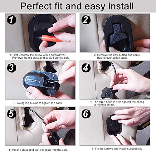 CYRENT Ausziehbarer Griff Für Sofa-Liegestuhl - 95 Cm Ersatzhebel Aus Aluminium