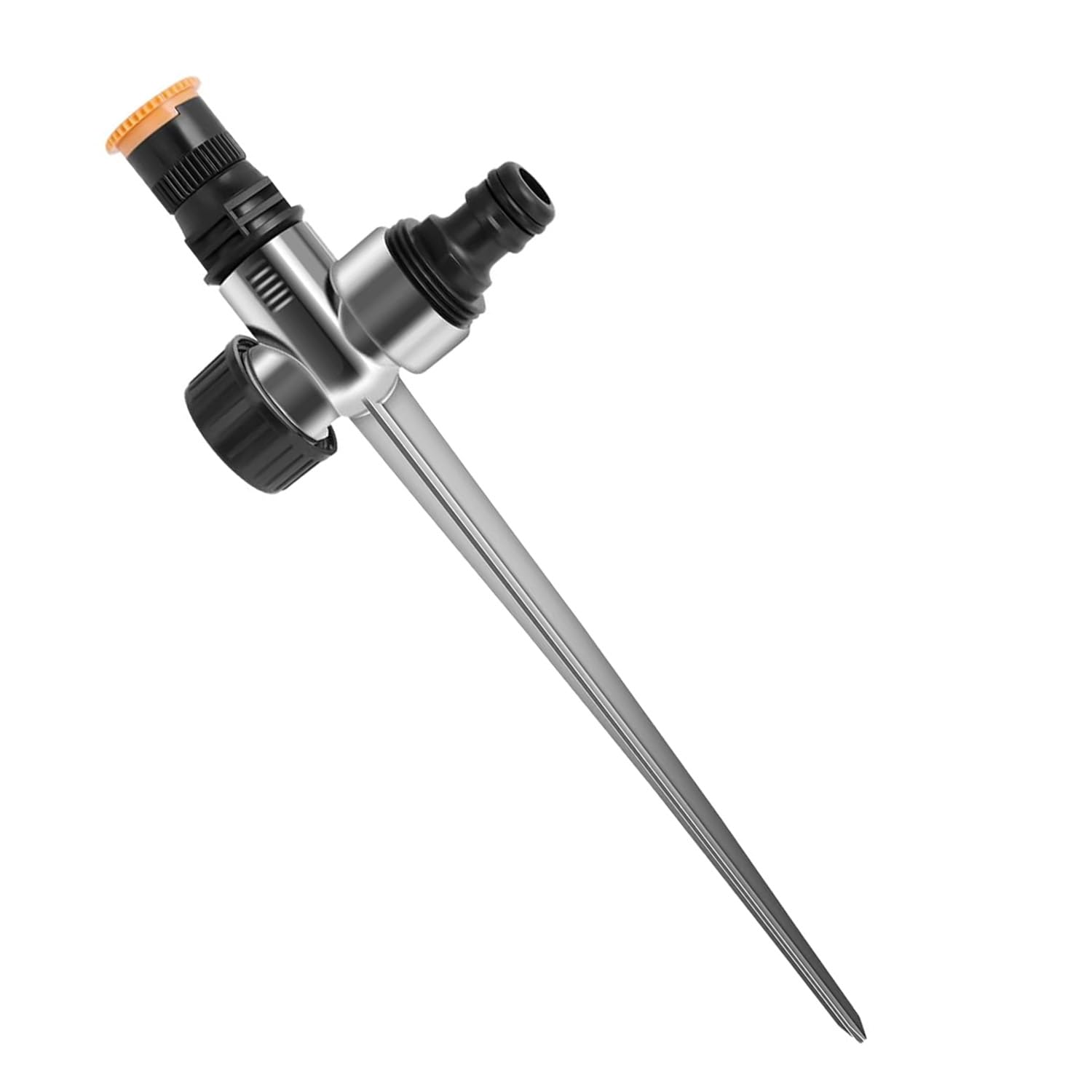 lawn sprinkler set,featuring an automatic garden irrigation system with adjustable nozzles for 360-degree wide coverage. Ideal for watering lawns, grassy areas, courtyards and gardens (1-piece)