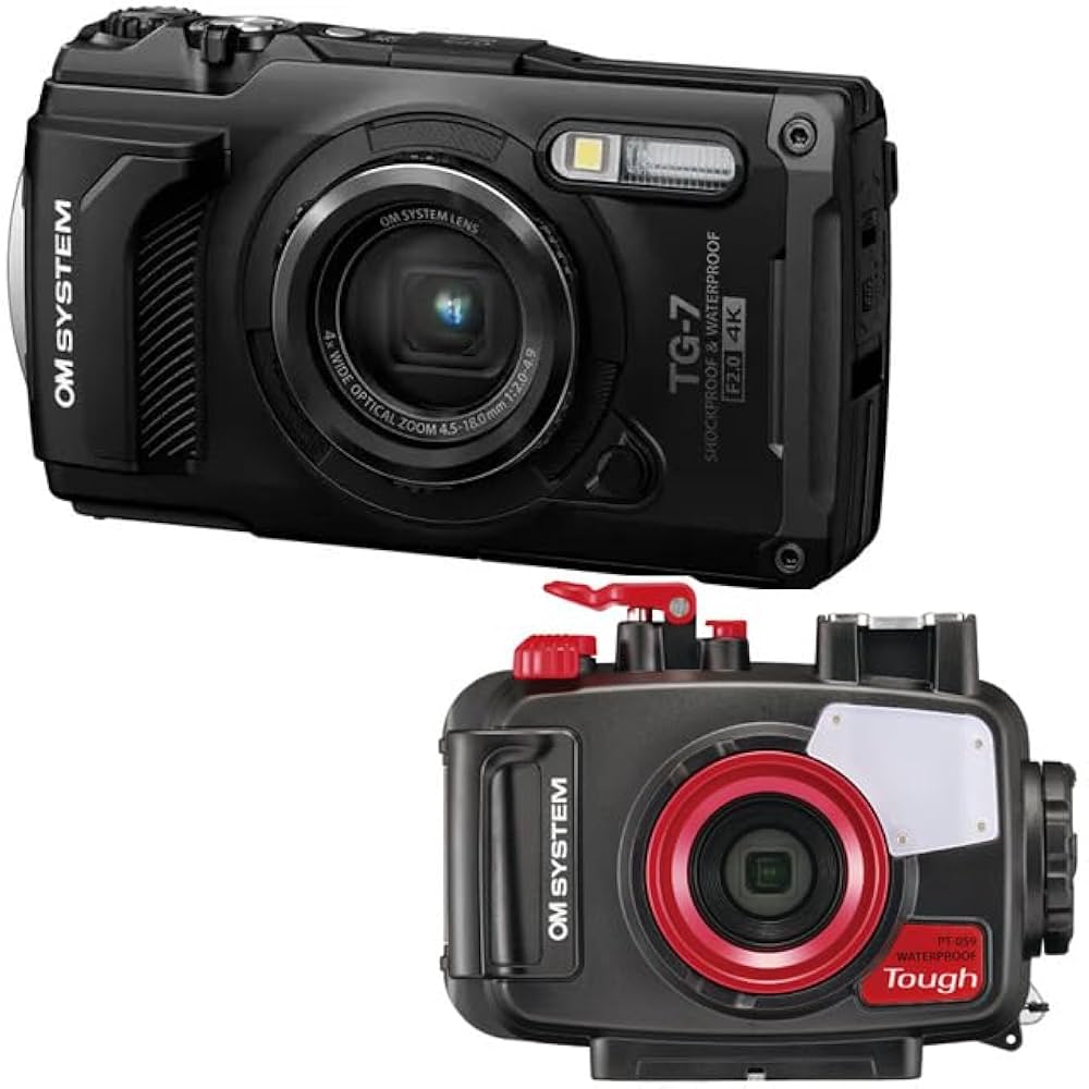 OM SYSTEM TG-7 防水デジタルカメラ　付属品セット Amazon | OM SYSTEM オーエムシステム デジタルカメラ Tough TG