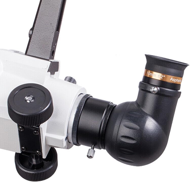 1.25 Inch 90 Degree Erecting Prism, 1.25'' Spherical Zenith Mirror Telescope Accessory for Astronomical Eyepiece Telescope Camera