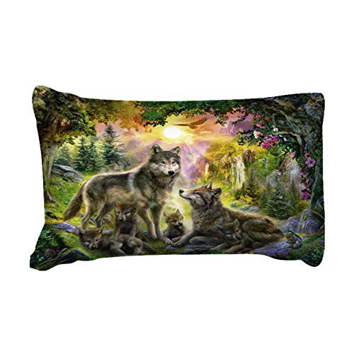 3Pcs 3D Bedding Set Animal Full Queen Duvet Cover Set Bed Sheet Wolf Printed Twin King Quilt Cover Bed Linens With Pillowcases (Us Full) #TOP3