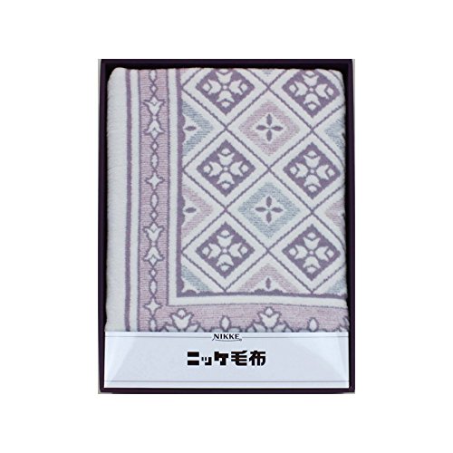 綿混ウール毛布 ピンク VT-V51002