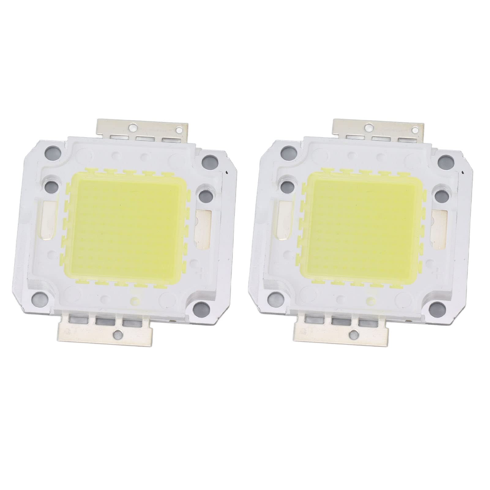 Hilitand 2 Pieces COB LED Light Chip 100W 9600LM COB LED Panel 6000K White Light High Energy Saving for DIY Lamps