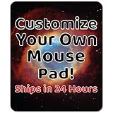 Personalized Mouse Pad - Add Pictures, Text, Logo or Art Design and Make Your Own Customized Mousepa