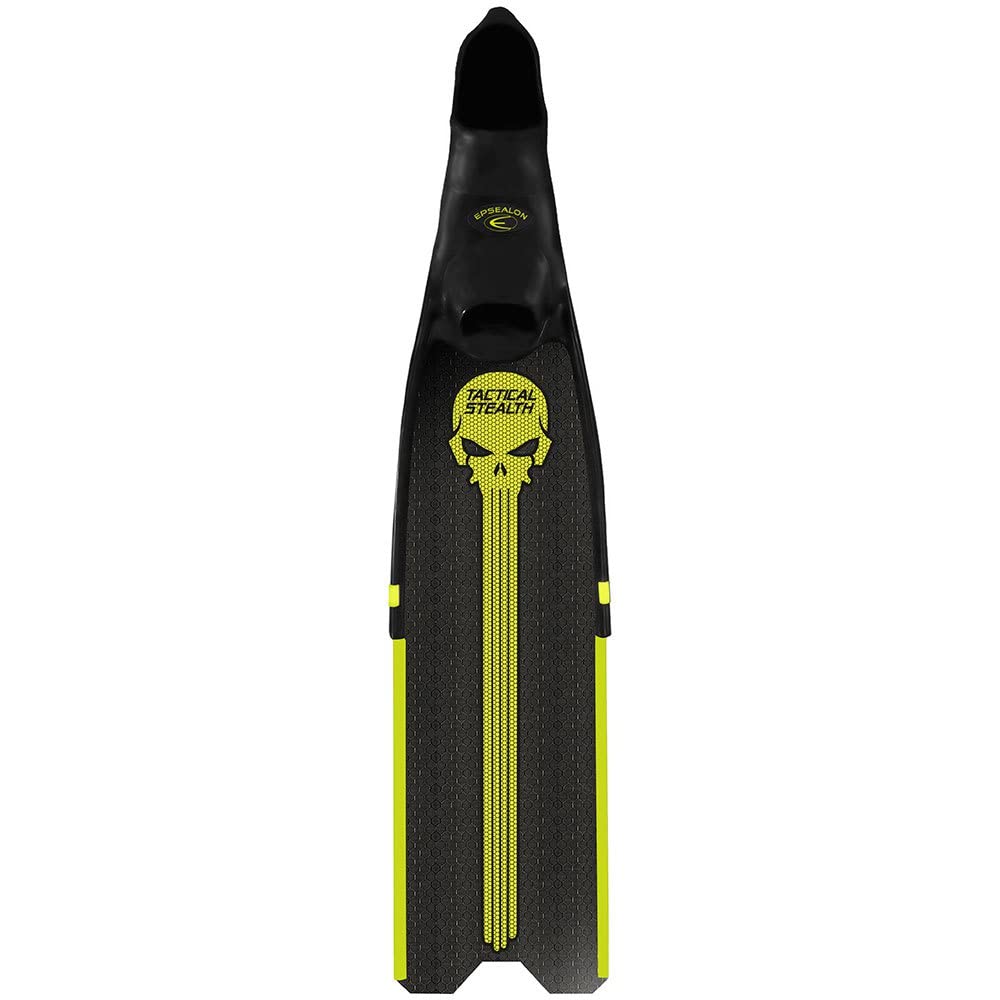 EPSEALON - Aletas Tactical Stealth - Dureza suave - 100% carbono calidad "Mitsubishi Chemical Carbon Fiber & Composites"