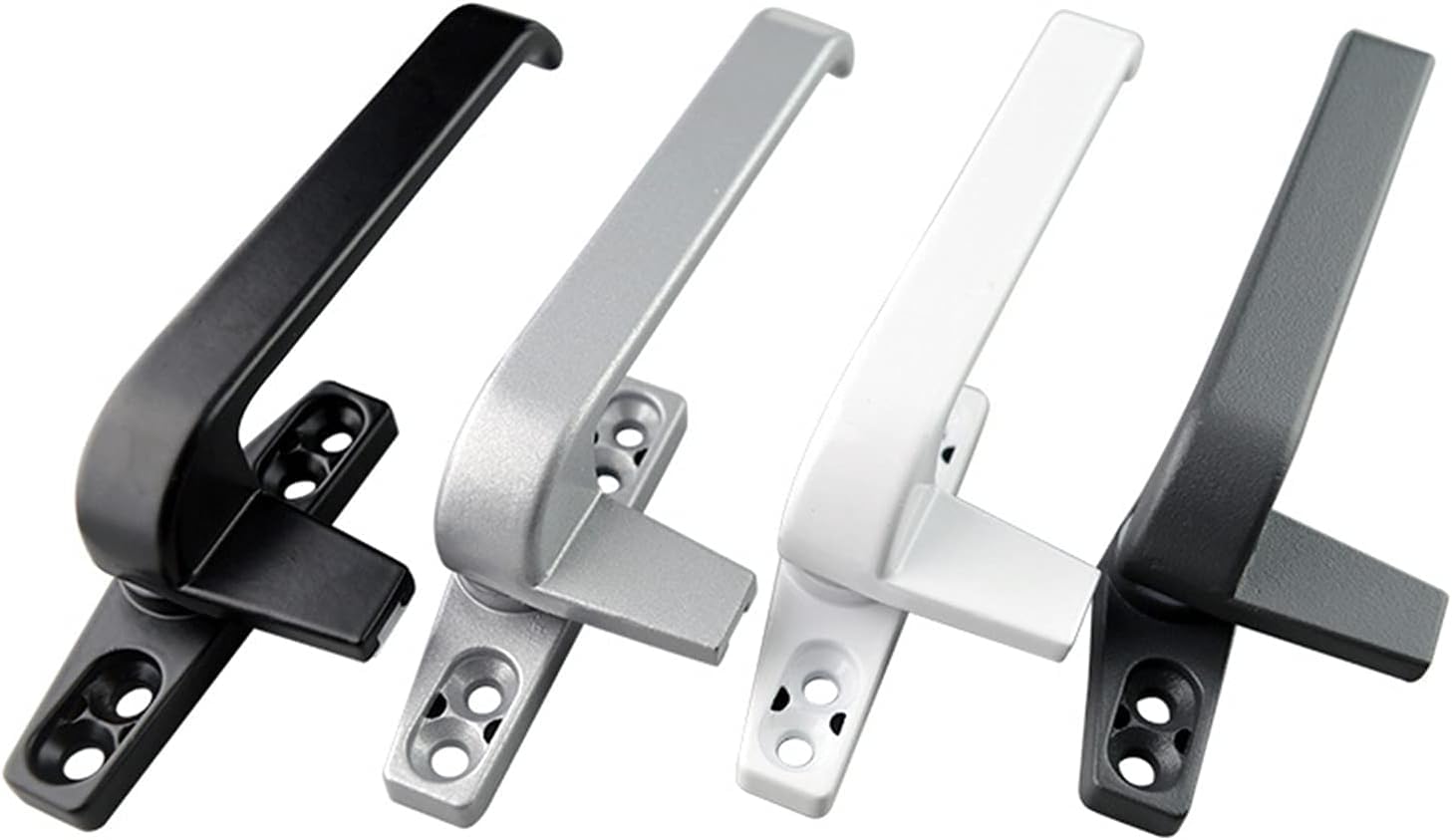 Klamki do drzwi Aluminiowy zamek z klamką okienną Model 50 Old Fashioned Push Pull Multicolor Prawy Lewy(Black,Right)