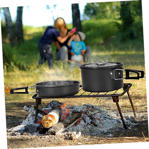 MOTHNUR Camping Pots and Pans Outdoor Cooking Kit Portable Hiking Cookware Easy to Carry - Image 7