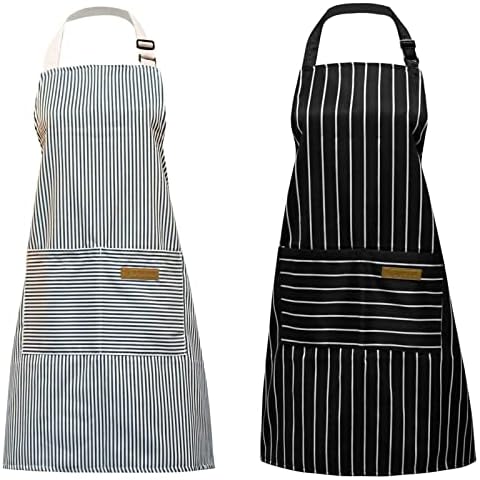 Pinsheng Adjustable Cotton Linen Apron Set Cover
