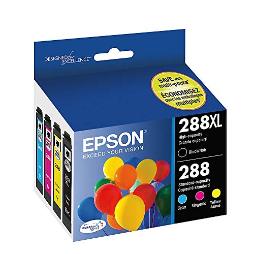 image for EPSON 288 DURABrite Ultra Ink High Capacity Black & Standard Color Car