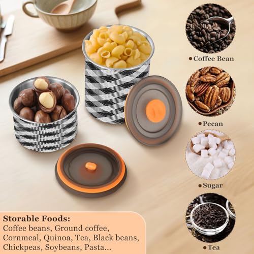 Bote para café hermético de acero inoxidable 900 ml miniatura 6