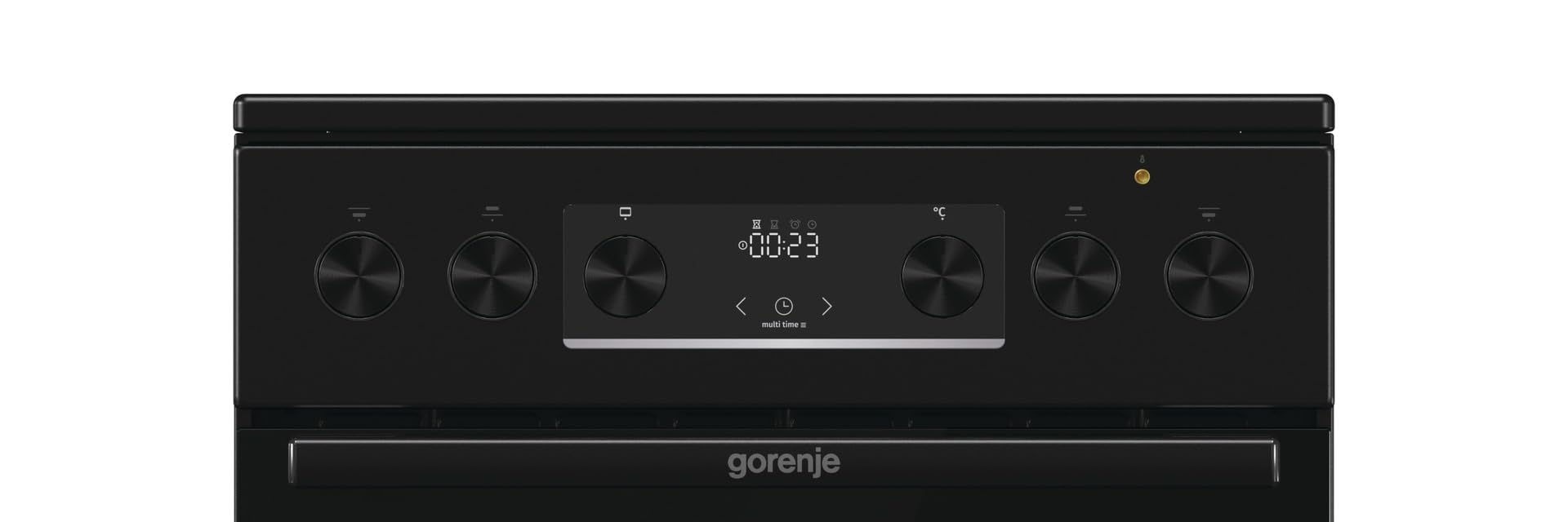 Gorenje GECS5C70BPA Elektro-Standherd 50cm 70 Liter Glaskeramik-Kochfeld schwarz