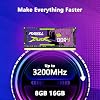 Memoria PUSKILL 16GB DDR4 3200MHz SODIMM CL22 para laptop (1x16GB) | 260 pines SODIMM, PC4-25600, 1.2V, CL22-22-22-52, plug-and-play, actualización para laptop gamer, compatible Intel y AMD 6