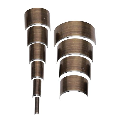 Miniatura 6 de Juego de cortadores, de cuero en forma de V o medio redondo, correa de cuero, herramientas de perforación para manualidades, correa, cartera y bolsa