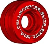Rollerbones Art Elite 57mm 101A Red Roller Skate Competition Wheels 8 pk