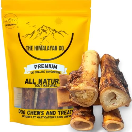 Os de moelle – Lot de 2 – (15,2 cm) – Friandises à mâcher pour chien – Fabriqué au Canada – 100 % naturel – Bœuf – Rempli de moelle – Friandises à mâcher pour chien – Os pour chien