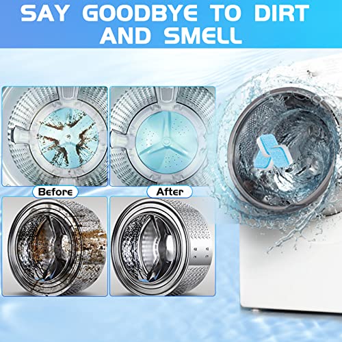 Dorpetly Washing Machine Cleaner, 32 Tablets Washer Machine Cleaner Household Supplies, Deep Cleaning Tablets For Front Loader, Top Load Washer And He #TOP2
