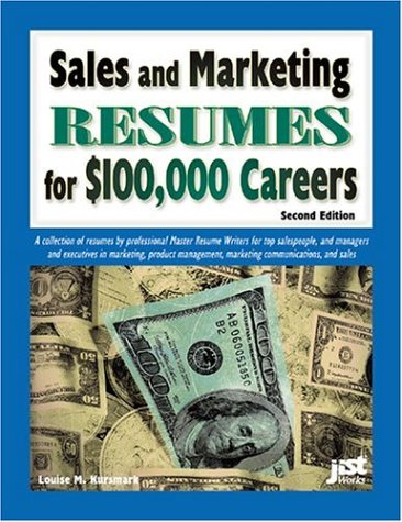 Buy Sales And Marketing Resumes for $100,000 Careers — BookShops.in