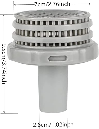 Miniatura 3 de 11070 y 11072 Filtro de piscinaconector de filtro de repuesto para Intex 25022E, para todos los conectores de entrada y salida de piscina en el