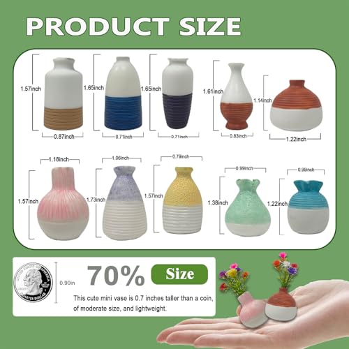 Imanes Decorativos Mini Jarrones para Refrigerador miniatura 4
