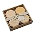 Simply Be Well Organics (Plant Based) Set of Four Honey Bar Soap Set - Gift Box Individual Soaps - Honey, Honey Aloe, Honey Oatmeal & Honey Almond 4 OZ each