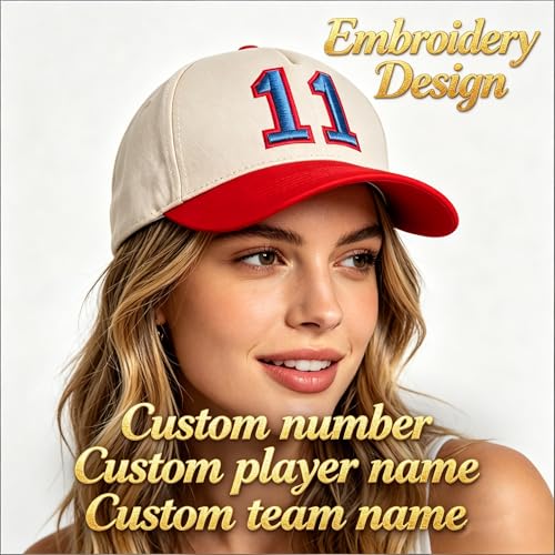 Gorra de béisbol personalizada con bordado para deporte miniatura 4