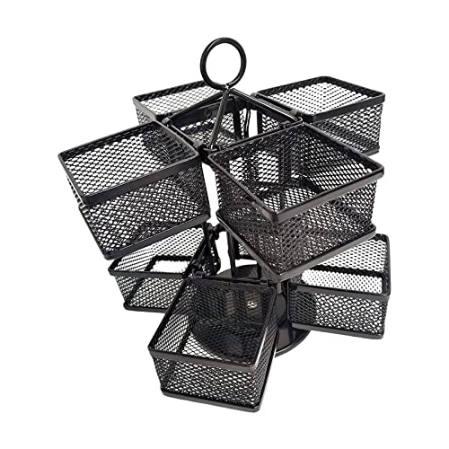 Présentoir à thé à 9 compartiments, boîte de rangement pour sachet de tisane et café - 8