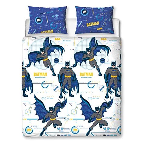BATMAN Double Duvet Cover Set, Tech Design Cover