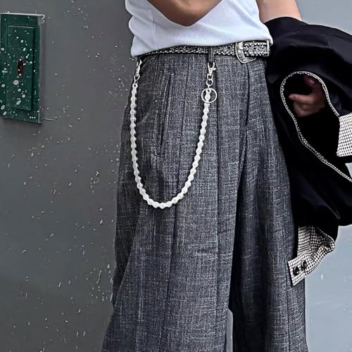 Image of Pants Chains Layer Metal Chain Waist Wallet Keychain Jeans Chains for Men Women Daily Wear