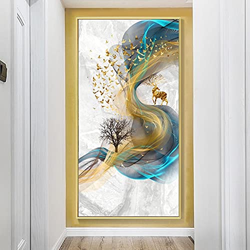 Peinture diamant 5D grand format 40x100cm Asuka strass complet pour décoration
