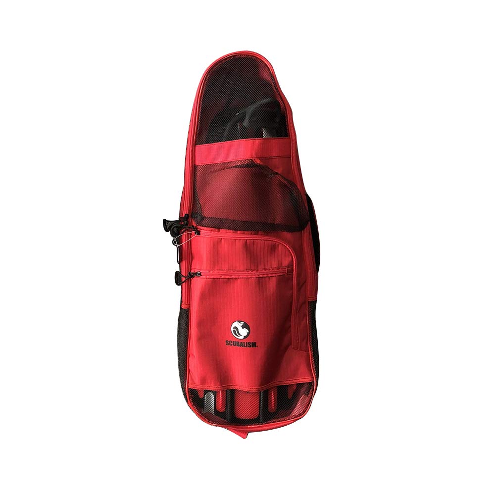 Bolsa snorkel gear con correa cómoda que soluciona el transporte de tus aletas mojadas 4
