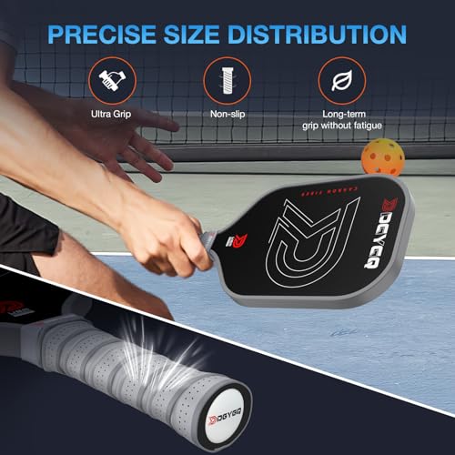 Image of DGYGQ Pickleball Paddles with Polypropylene Honeycomb Core, T700SC Power Carbon Fiber Pickleball Paddle, Increased Power for Ultimate Spin & Consistency