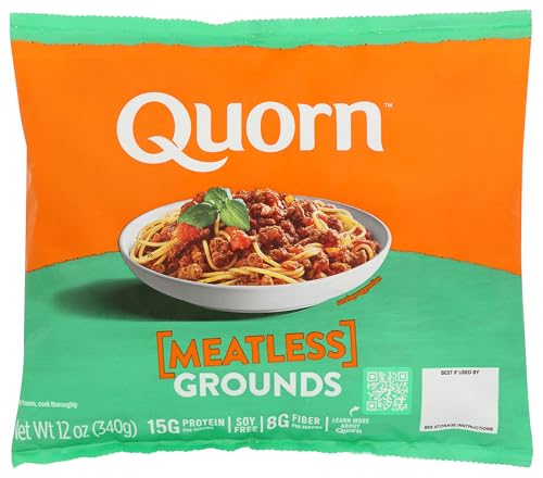 Quorn Foods Meatless Grounds, Vegetarian, Frozen, 12 Oz