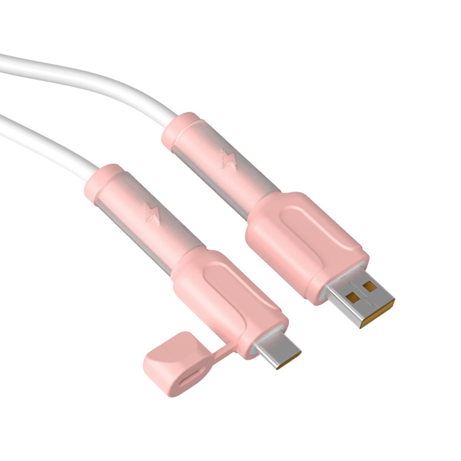 ZWWAAZHF 2Pcs Data Cable Protector Silicone Cord Saver Dustproof Storage Data Cable Winder Protective Cover for Phone Tablet Adjustable Charging Cord Holder