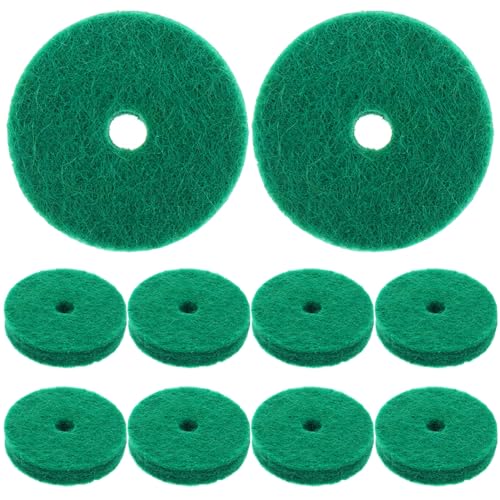 TOYANDONA Piano Felt Pads 90pcs Green Felt Washers Keyboard Balance Washers for Piano