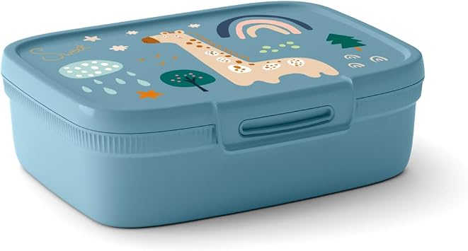 CURVER HOMLA Storage Containers, Food Containers, SNAP Box for Food, Rectangular with Compartment, 1.8 L