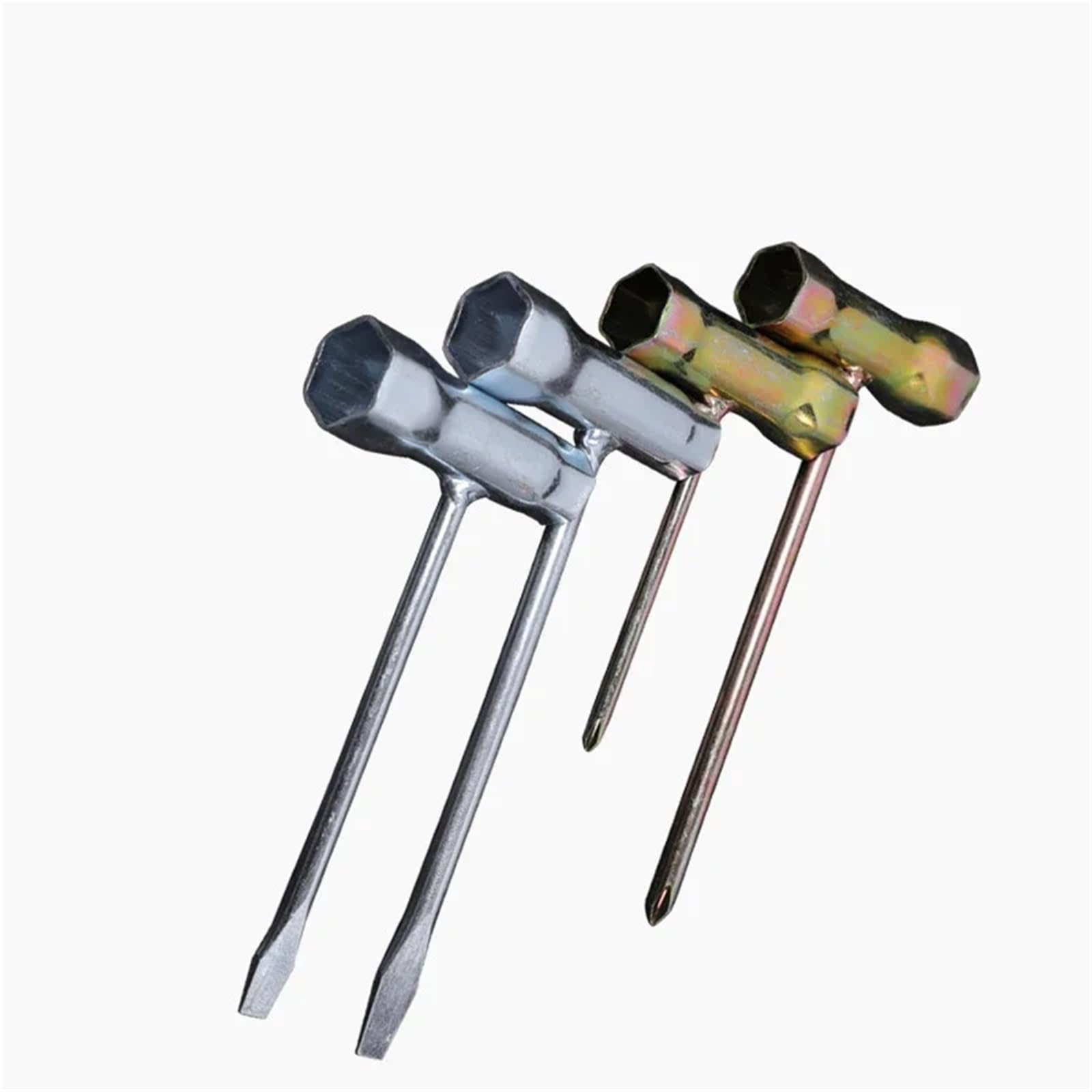 Baynopurin Color1 Chainsaw Wrench Socket Wrench 13Mm & 19Mm Stainless Steel Spanner For Chainsaw And Brush Cutter(Color1)