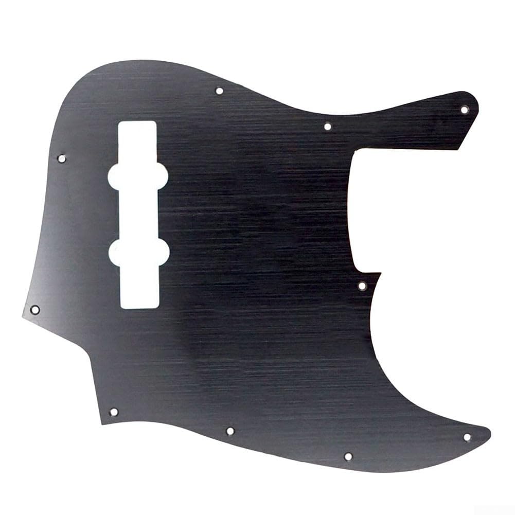 Gold Scratch Plate do J-Bass 24 x 21 cm cienka (czarna)