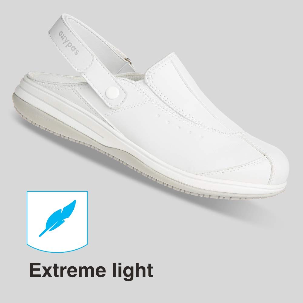 Oxypas Scarpe di sicurezza da donna, Bianco (wht), 39 EU