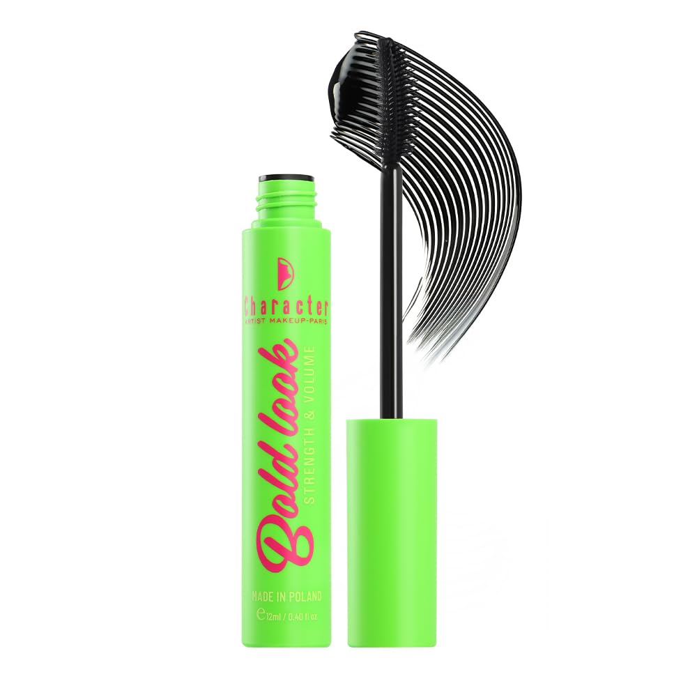 Character The Bold Look Mascara | Volumizing & Lengthening Formula | Smudge-Proof, Long-Lasting Black Mascara | Defines, Curls & Lifts Lashes | Suitable for Sensitive Eyes CBV001-picture-10