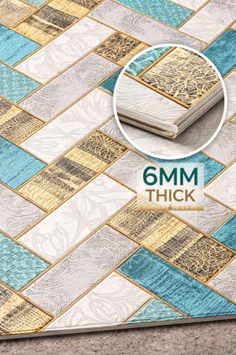 Image of Barebeauty 3D Wall Panel Wallpaper, Self Adhesive PE Foam Brick Sticker, Waterproof Wall Covering for Home Decor, 70 x 70 cm (Pack of 45, 237.15 Sq. Ft. Approx)
