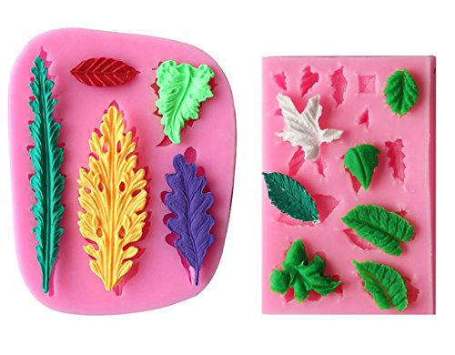 Maple Leaf Fondant Mold/rose Leaves Chocolate Mold Candy Mold Cake Decorating Mold Clay Mold resin mold