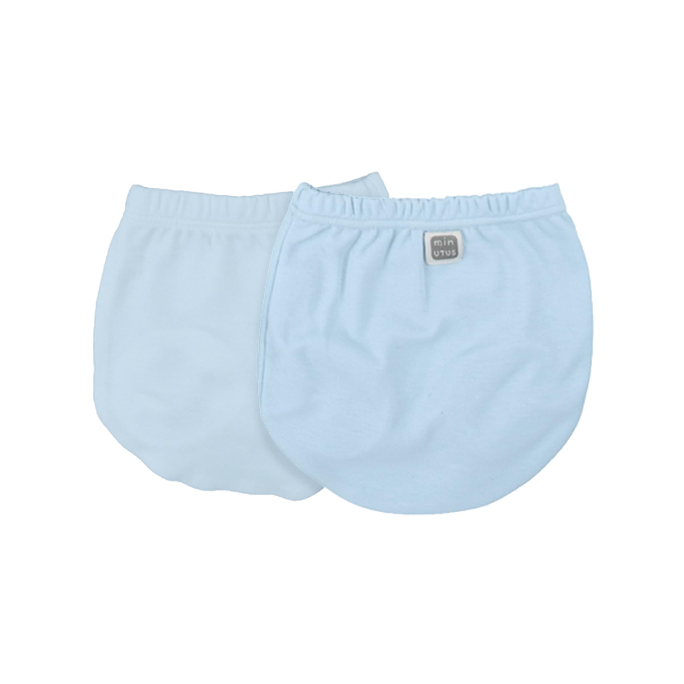 MINUTUS Ranitas Bebé, Cintura Elástica, Pack de 2, Primera Puesta, Ropa Recién Nacido, 100% Algodón