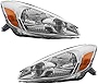 Headlights Headlamps Left & Right Pair Set for 04-05 Toyota Sienna