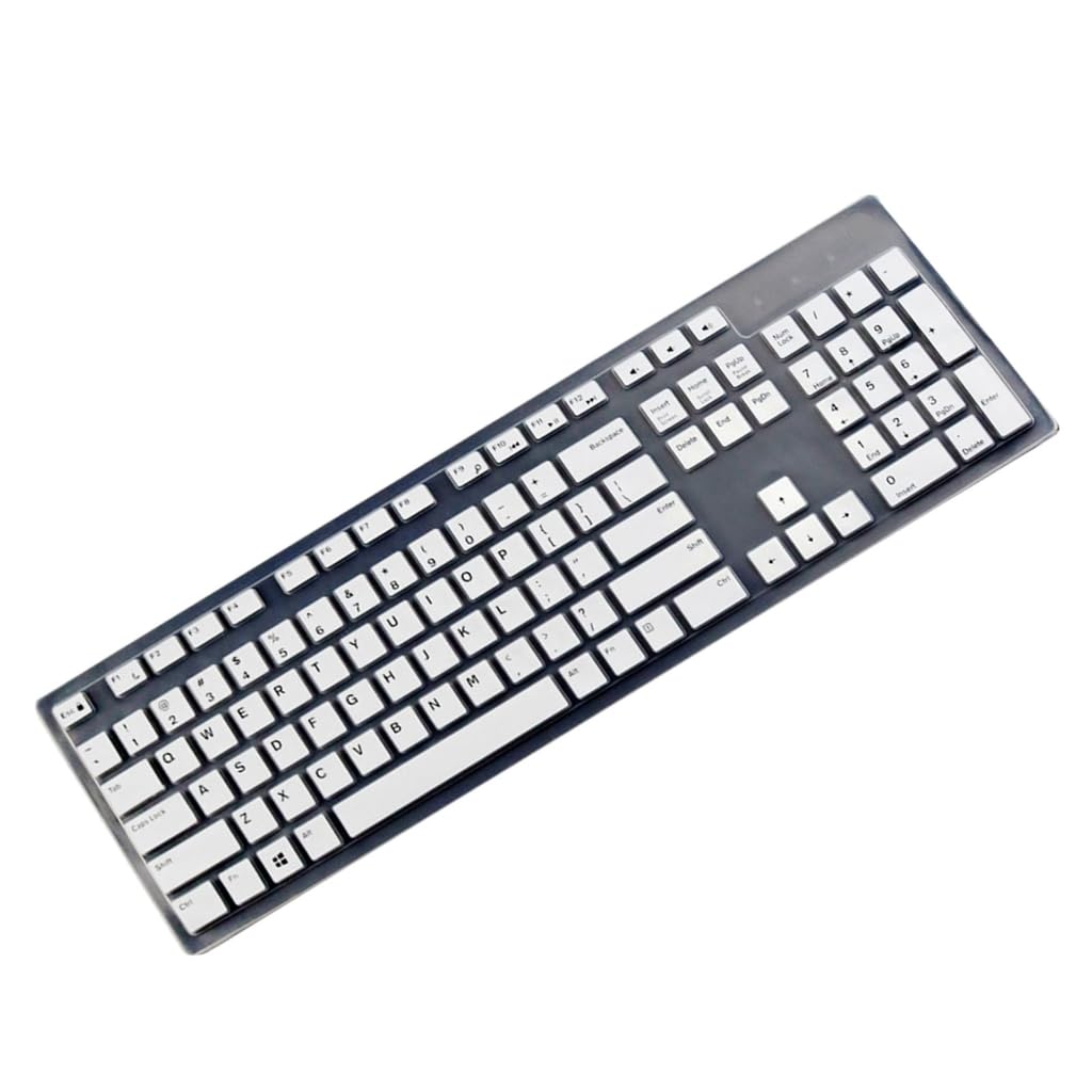 Silicone Keyboards Protectors Cover for KB216 KM636 3277 Laptop Dust and Spill Resistant Semi Transparents Film