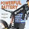 IGC Tuttio Soleil01 Electric Dirt Bike Teens Adults - 2000W Electric Motorcycle with 14"/12" Off-Road Tires, 37 MPH, 1008Wh, 45Miles Long Range Electric Dirtbike with Light (USA Warehouse) #2