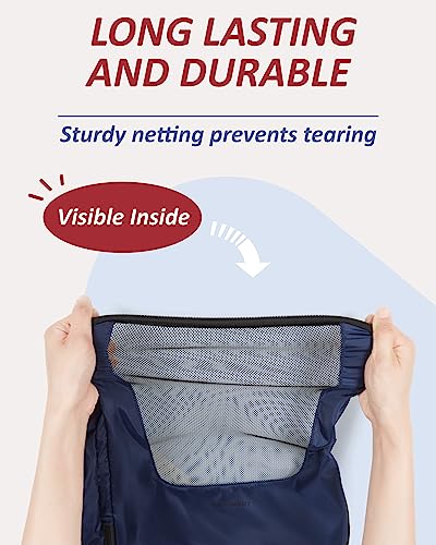 Image of BAGSMART Compression Packing Cubes for Travel, 6 /5 /4set Lightweight Packing Organizers, Summer Travel Essentials Suitcase Organizer Bags Set